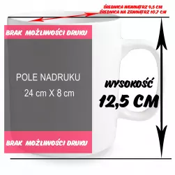 Ogromny Kubek 790 ml z własnym zdjęciem, własna grafika, tekst, logo